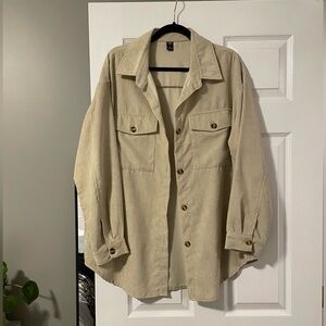 Corduroy button up